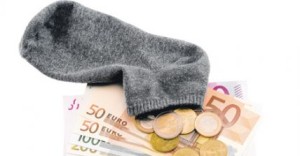 geld-oude sok